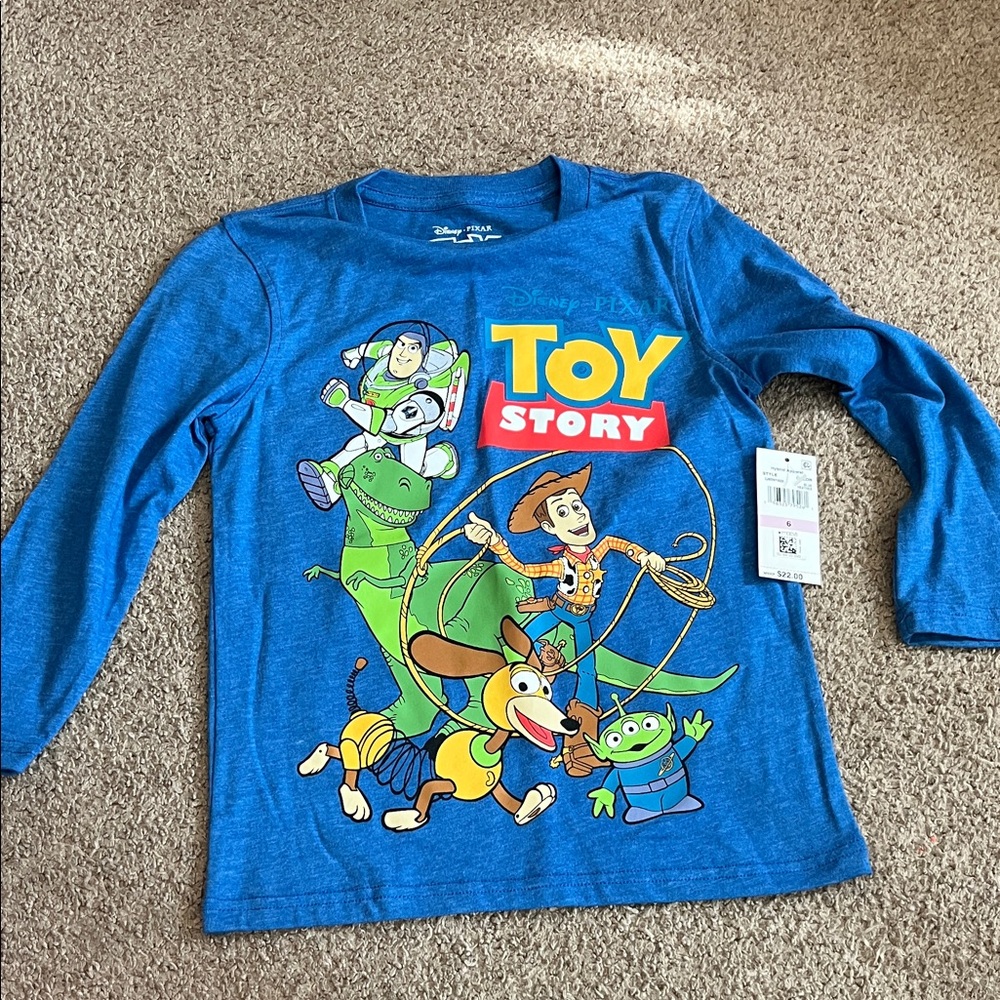 Disney Toy Story Blue Graphic Shirt